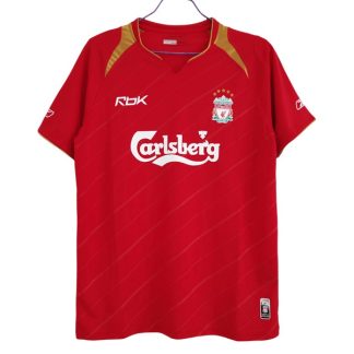 Köpa Liverpool Hemmatröja Retro 2005-2006 Kortärmad