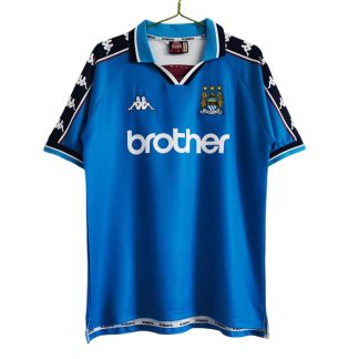 Köpa Manchester City Hemmatröja Retro 1997-1998 Kortärmad