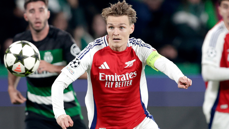 Arsenal visar att de kan vara Champions League-favoriter: Martin Odegaard driver 5-1 Gunners som spelar över Sporting