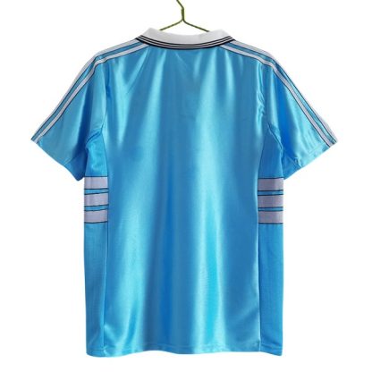 Billiga Olympique de Marseille Bortatröja Retro 1998-1999 Kortärmad-1