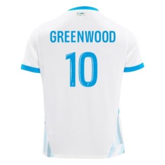 Billiga Olympique de Marseille Hemmatröja 2024/25 Mason Greenwood 10 Kortärmad