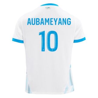 Billiga Olympique de Marseille Hemmatröja 2024/25 Pierre-Emerick Aubameyang 10 Kortärmad