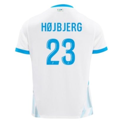 Billiga Olympique de Marseille Hemmatröja 2024/25 Pierre-Emile Højbjerg 23 Kortärmad