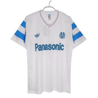 Billiga Olympique de Marseille Hemmatröja Retro 1989-1990 Kortärmad