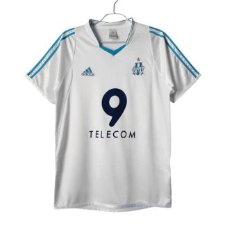 Billiga Olympique de Marseille Hemmatröja Retro 2002-2003 Kortärmad