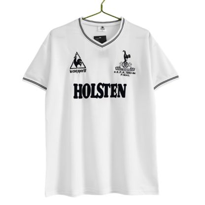 Billiga Tottenham Hotspur Hemmatröja Retro 1983-1984 Kortärmad