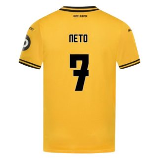 Billiga Wolves FC Hemmatröja 2024/25 Pedro Neto 7 Kortärmad