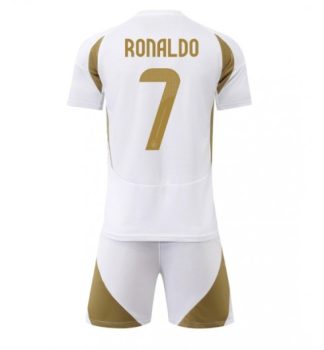 Köp Billiga Fotbollströjor Al-Nassr FC Tredjetröja Barn 2024/25 Cristiano Ronaldo 7 Kortärmad (+ Korta byxor)