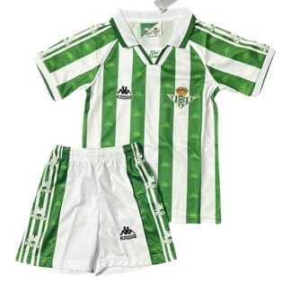 Köpa Barn Real Betis Balompié Hemmatröja Retro 1995-1997 Kortärmad (+ Korta byxor)