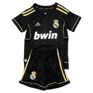 Köpa Barn Real Madrid Bortatröja Retro 2011-2012 Kortärmad (+ Korta byxor)