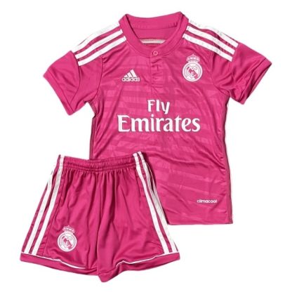 Köpa Barn Real Madrid Bortatröja Retro 2014-2015 Kortärmad (+ Korta byxor)