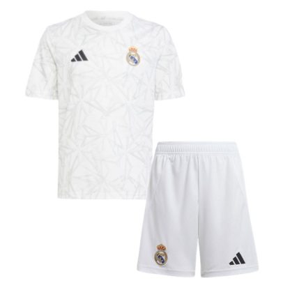 Köpa Barn Real Madrid Hemmatröja Pre-Match 2024/25 Kortärmad (+ Korta byxor)