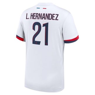 Köpa Paris Saint-Germain Bortatröja 2024/25 Lucas Hernandez 21 Kortärmad