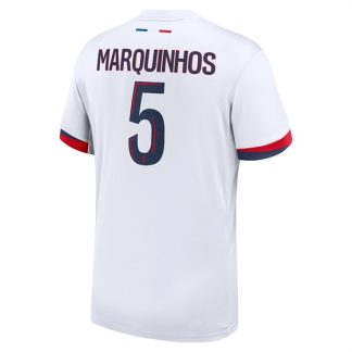 Köpa Paris Saint-Germain Bortatröja 2024/25 Marquinhos 5 Kortärmad