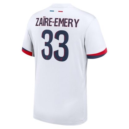 Köpa Paris Saint-Germain Bortatröja 2024/25 Warren Zaire-Emery 33 Kortärmad