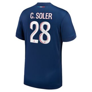 Köpa Paris Saint-Germain Hemmatröja 2024/25 Carlos Soler 28 Kortärmad