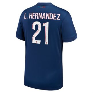 Köpa Paris Saint-Germain Hemmatröja 2024/25 Lucas Hernandez 21 Kortärmad