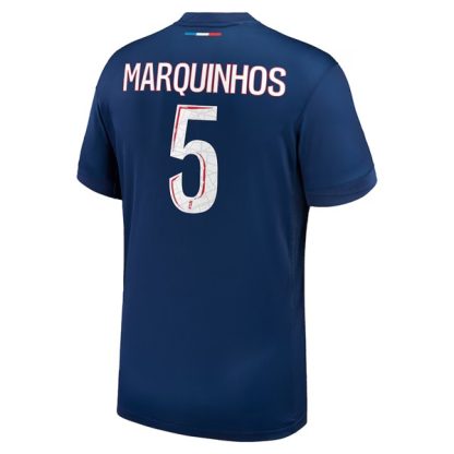 Köpa Paris Saint-Germain Hemmatröja 2024/25 Marquinhos 5 Kortärmad