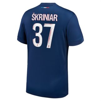 Köpa Paris Saint-Germain Hemmatröja 2024/25 Milan Škriniar 37 Kortärmad