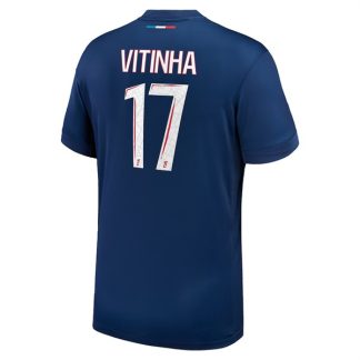 Köpa Paris Saint-Germain Hemmatröja 2024/25 Vitinha Ferreira 17 Kortärmad