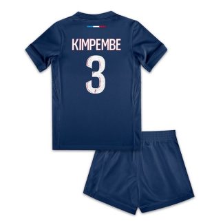 Köpa Paris Saint-Germain Hemmatröja Barn 2024/25 Presnel Kimpembe 3 Kortärmad (+ Korta byxor)