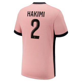 Köpa Paris Saint-Germain Tredjetröja 2024/25 Achraf Hakimi 2 Kortärmad