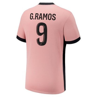 Köpa Paris Saint-Germain Tredjetröja 2024/25 Gonçalo Ramos 9 Kortärmad