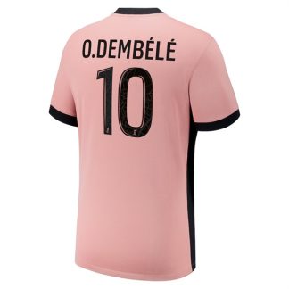 Köpa Paris Saint-Germain Tredjetröja 2024/25 Ousmane Dembélé 10 Kortärmad