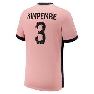 Köpa Paris Saint-Germain Tredjetröja 2024/25 Presnel Kimpembe 3 Kortärmad