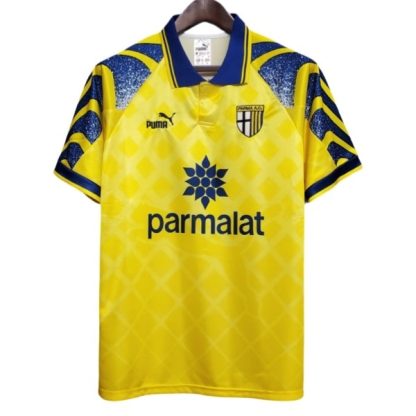 Köpa Parma Calcio 1913 Hemmatröja Retro 1995-1996 Kortärmad