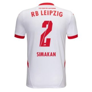 Köpa RB Leipzig Hemmatröja 2024/25 Mohamed Simakan 2 Kortärmad