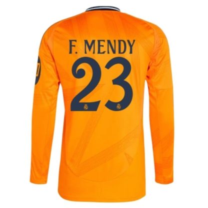 Köpa Real Madrid Bortatröja 2024/25 Ferland Mendy 23 Långärmad