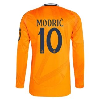 Köpa Real Madrid Bortatröja 2024/25 Luka Modric 10 Långärmad