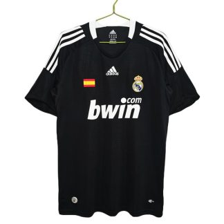 Köpa Real Madrid Bortatröja Retro 2008-2009 Kortärmad