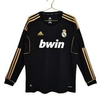 Köpa Real Madrid Bortatröja Retro 2011-2012 Långärmad