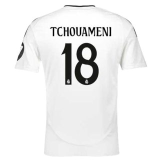 Köpa Real Madrid Hemmatröja 2024/25 Aurelien Tchouameni 18 Kortärmad