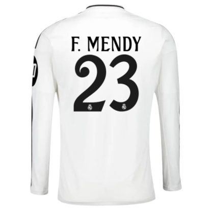 Köpa Real Madrid Hemmatröja 2024/25 Ferland Mendy 23 Långärmad