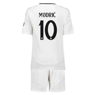 Köpa Real Madrid Hemmatröja Barn 2024/25 Luka Modric 10 Kortärmad (+ Korta byxor)