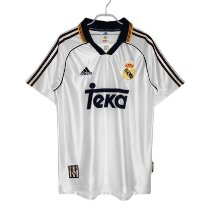 Köpa Real Madrid Hemmatröja Retro 1998-1900 Kortärmad