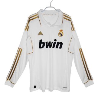 Köpa Real Madrid Hemmatröja Retro 2011-2012 Långärmad