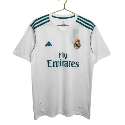 Köpa Real Madrid Hemmatröja Retro 2017-2018 Kortärmad