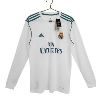 Köpa Real Madrid Hemmatröja Retro 2017-2018 Långärmad