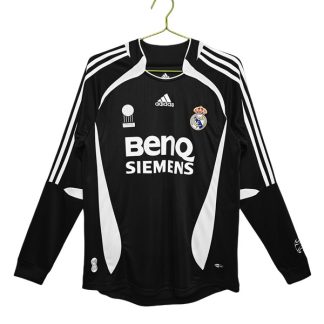 Köpa Real Madrid Tredjetröja Retro 2006-2007 Långärmad