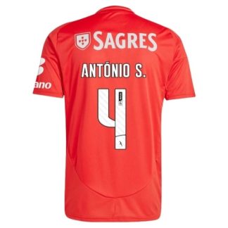 Köpa SL Benfica Hemmatröja 2024/25 António Silva 4 Kortärmad