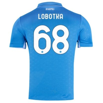 Köpa SSC Napoli Hemmatröja 2024/25 Stanislav Lobotka 68 Kortärmad