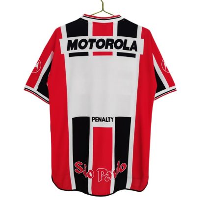 Köpa São Paulo FC Bortatröja Retro 2000-2001 Kortärmad-1