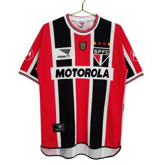 Köpa São Paulo FC Bortatröja Retro 2000-2001 Kortärmad