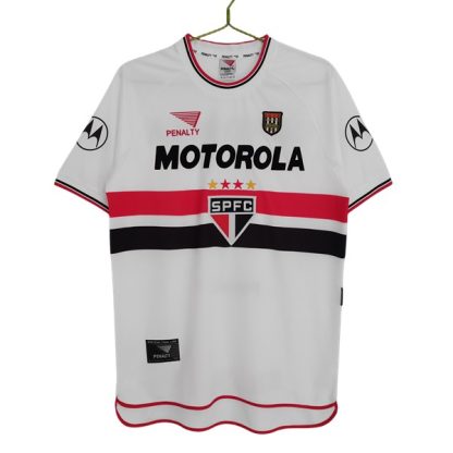 Köpa São Paulo FC Hemmatröja Retro 2000-2001 Kortärmad