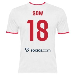 Köpa Sevilla FC Hemmatröja 2024/25 Djibril Sow 18 Kortärmad