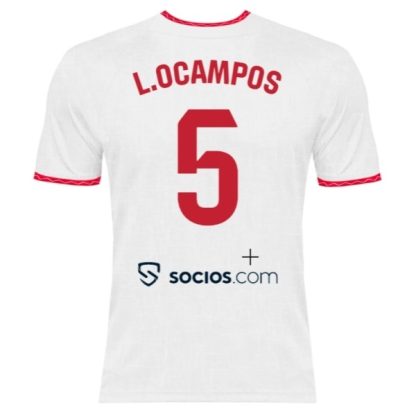 Köpa Sevilla FC Hemmatröja 2024/25 Lucas Ocampos 5 Kortärmad